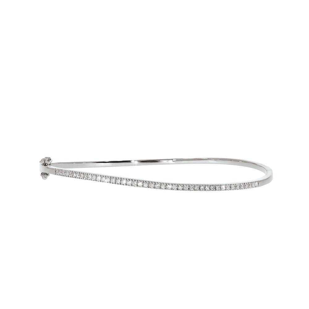 SUBLIME diamantarmring i 585 hvitt gull med diamanter totalt 0,35 ct