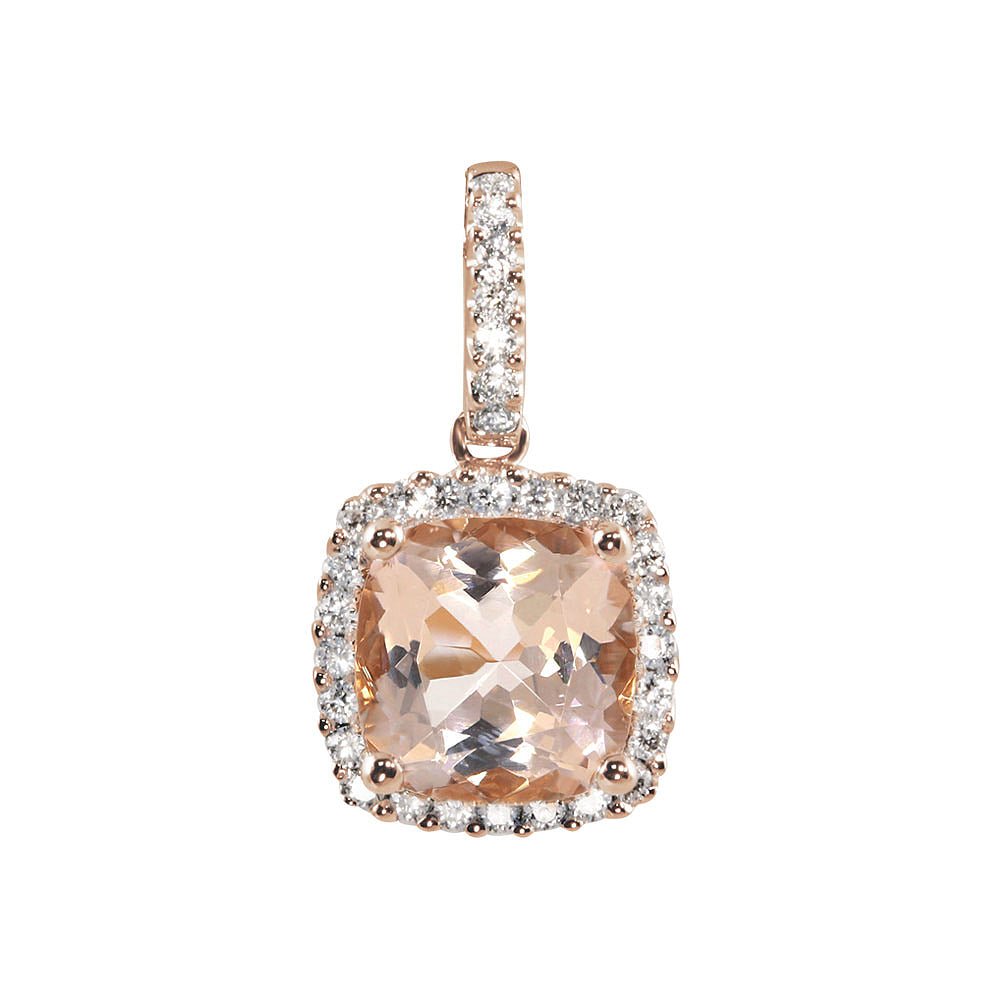 AMARANT Diamantanheng 585 Rosé Gull - 0,15 ct. Morganitt