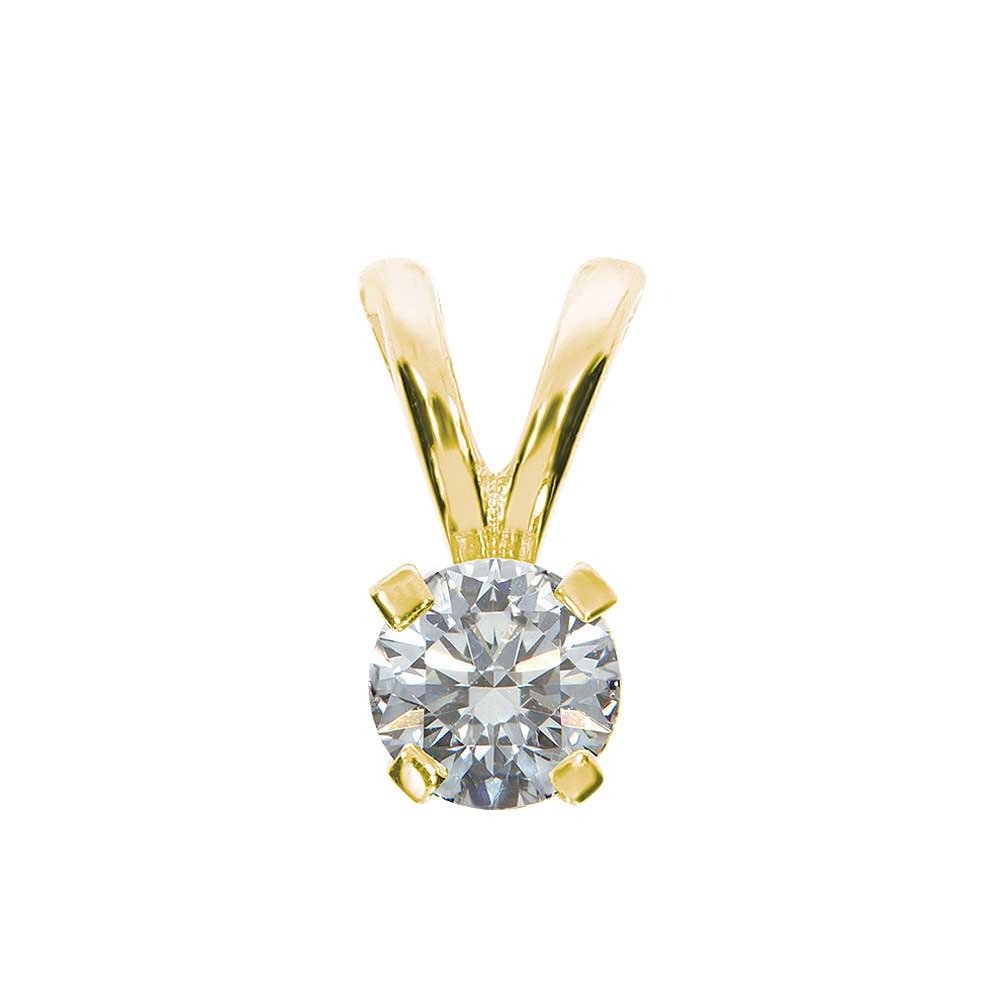 ENJOY Diamantanheng 585 Gult Gull - 0,10 ct.