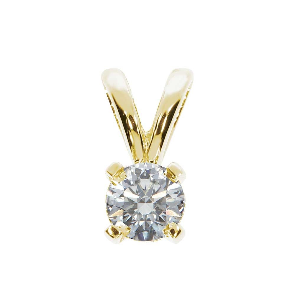 ENJOY Diamantanheng 585 Gult Gull - 0,15 ct.