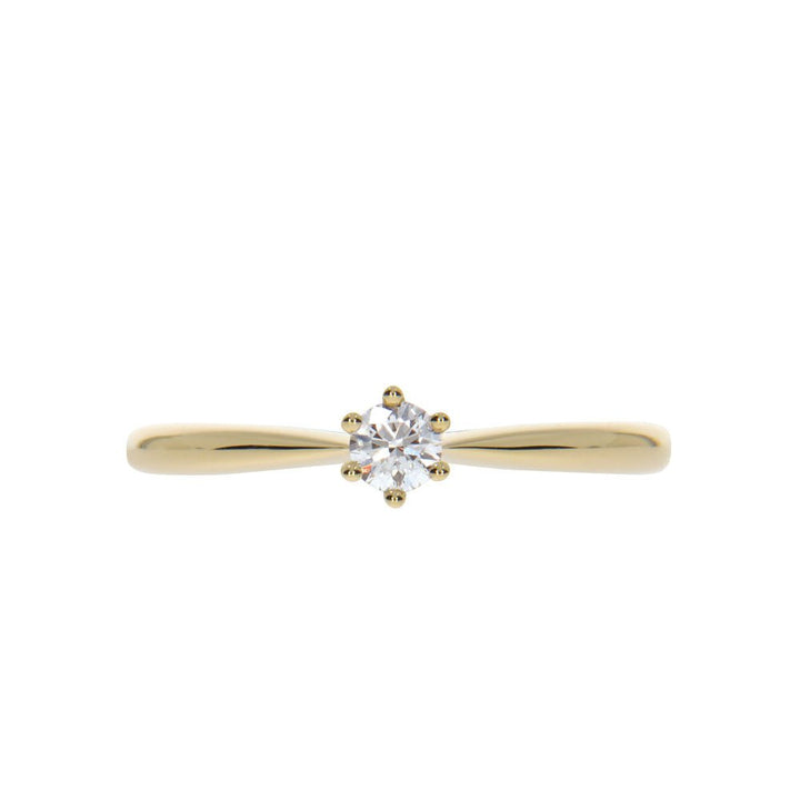 GRACE Diamantring 585 Gult Gull - 0,15 ct. - Gullsmia.no