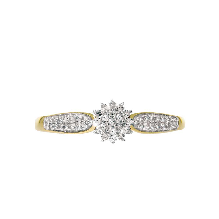 LUCINDA Diamantring 585 Gult Gull - 0,20 ct.