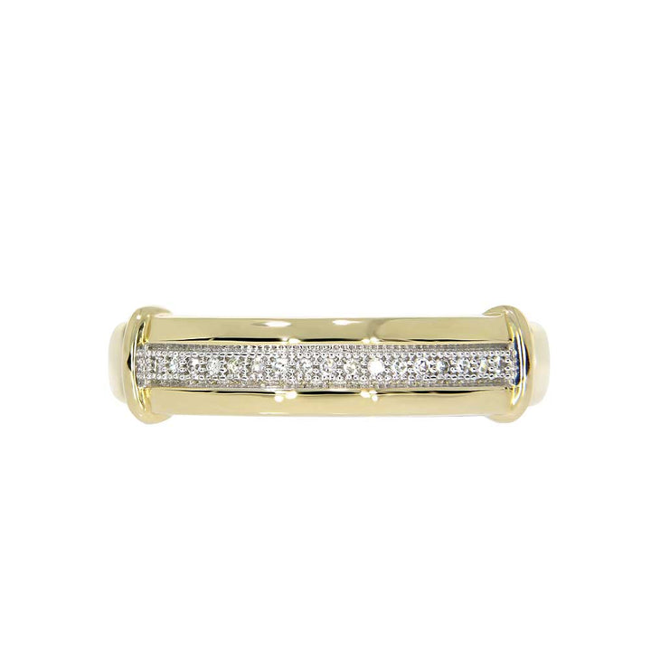 METRO Diamantring 585 Gult Gull - 0,05 ct.