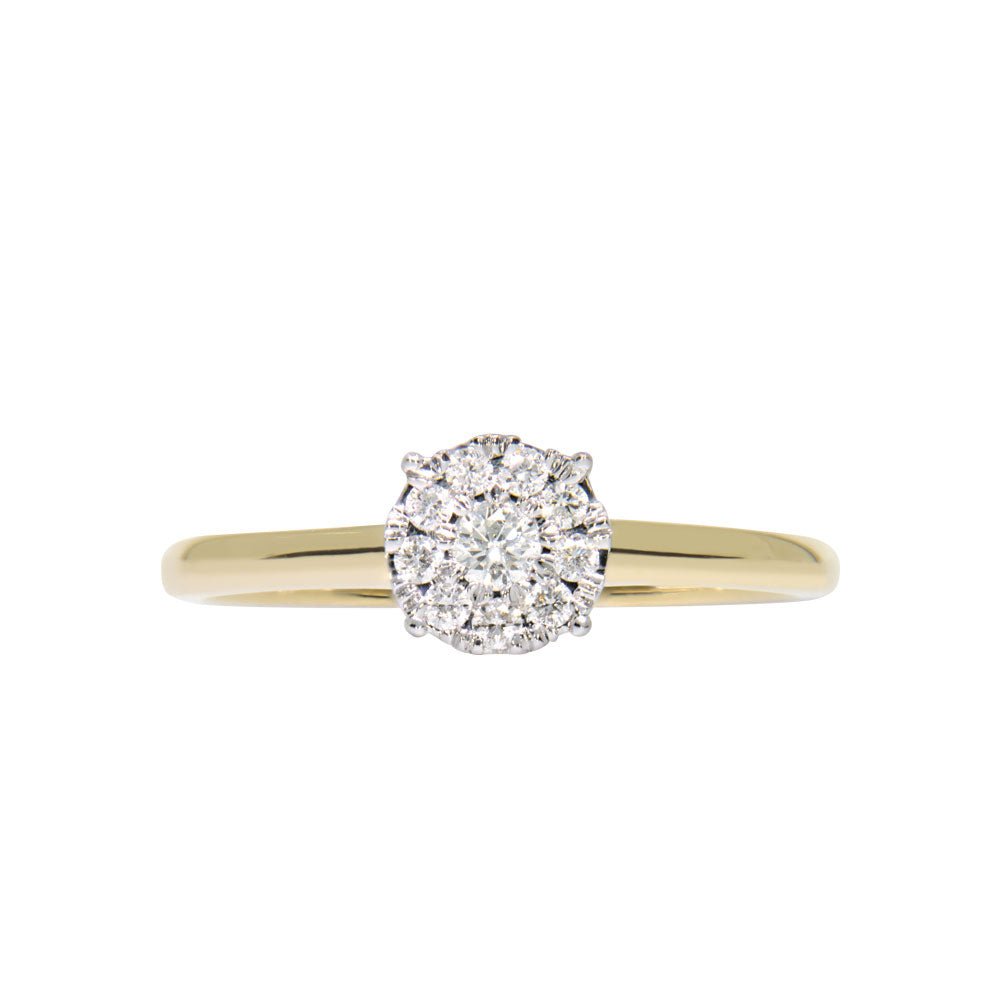 VICTORIA Diamantring 585 Gult Gull - 0,20 ct.